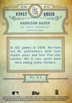2020 Topps Gypsy Queen - Green #53 Harrison Bader Back