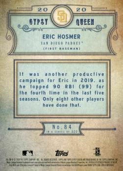 2020 Topps Gypsy Queen - Green #84 Eric Hosmer Back