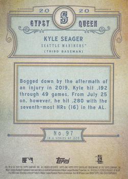 2020 Topps Gypsy Queen - Green #97 Kyle Seager Back