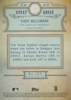 2020 Topps Gypsy Queen - Green #150 Cody Bellinger Back
