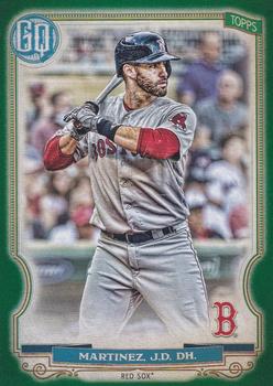 2020 Topps Gypsy Queen - Green #195 J.D. Martinez Front