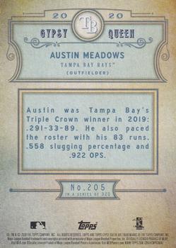 2020 Topps Gypsy Queen - Green #205 Austin Meadows Back