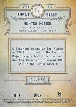 2020 Topps Gypsy Queen - Green #242 Hunter Dozier Back
