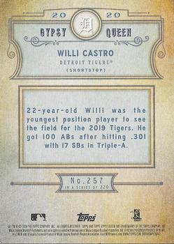 2020 Topps Gypsy Queen - Green #257 Willi Castro Back