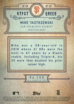 2020 Topps Gypsy Queen - Green #258 Mike Yastrzemski Back