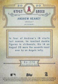2020 Topps Gypsy Queen - Green #274 Andrew Heaney Back
