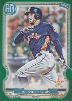2020 Topps Gypsy Queen - Green #276 George Springer Front