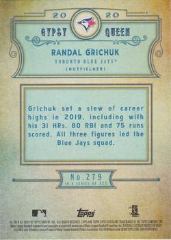 2020 Topps Gypsy Queen - Green #279 Randal Grichuk Back