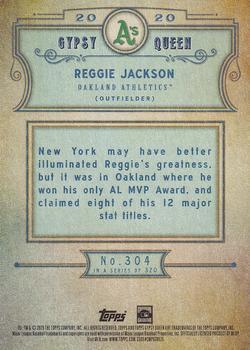 2020 Topps Gypsy Queen - Missing Nameplate #304 Reggie Jackson Back