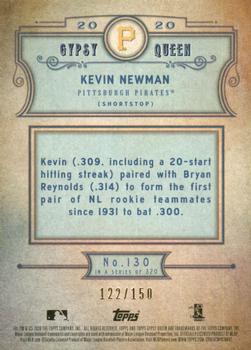 2020 Topps Gypsy Queen - Blue #130 Kevin Newman Back