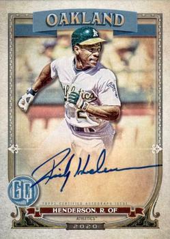 2020 Topps Gypsy Queen - Autographs #GQA-RH Rickey Henderson Front