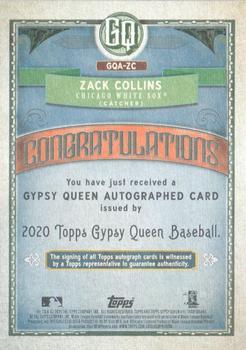 2020 Topps Gypsy Queen - Autographs #GQA-ZC Zack Collins Back