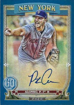 2020 Topps Gypsy Queen - Autographs Indigo #GQA-PA Pete Alonso Front