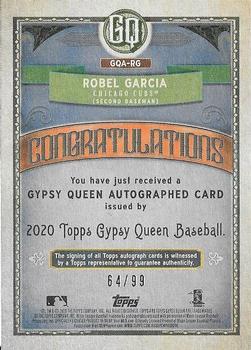 2020 Topps Gypsy Queen - Autographs Blue #GQA-RG Robel Garcia Back