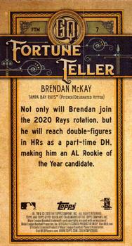 2020 Topps Gypsy Queen - Fortune Teller Minis #FTM-7 Brendan McKay Back