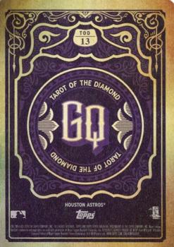 2020 Topps Gypsy Queen - Tarot of the Diamond #TOD-13 George Springer Back