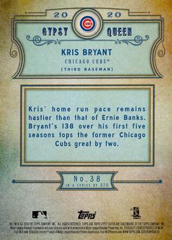 2020 Topps Gypsy Queen - Chrome Box Toppers #38 Kris Bryant Back