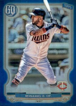 2020 Topps Gypsy Queen - Chrome Box Toppers Blue Refractor #190 Eddie Rosario Front