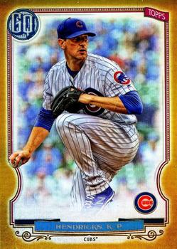 2020 Topps Gypsy Queen - Chrome Box Toppers Gold Refractor #72 Kyle Hendricks Front