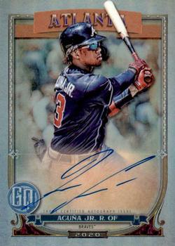 2020 Topps Gypsy Queen - Chrome Box Toppers Autographs #187 Ronald Acuna Jr. Front