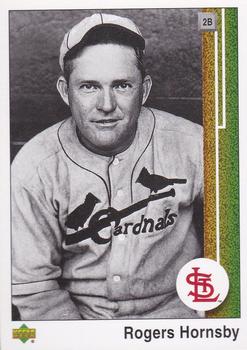 2007 Upper Deck - 1989 Reprints #89UD-RH Rogers Hornsby Front