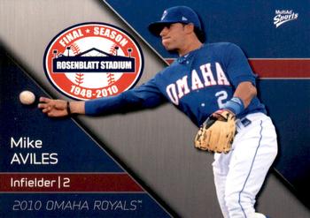 2010 MultiAd Omaha Royals #2 Mike Aviles Front