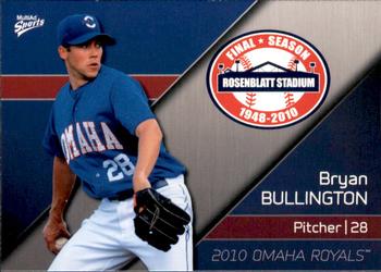 2010 MultiAd Omaha Royals #5 Bryan Bullington Front