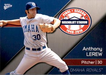 2010 MultiAd Omaha Royals #15 Anthony Lerew Front