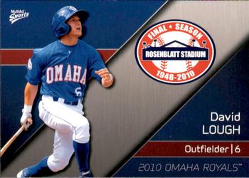 2010 MultiAd Omaha Royals #16 David Lough Front