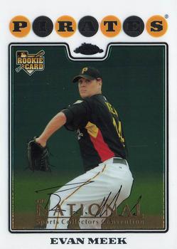 2008 Topps Chrome - National Convention #206 Evan Meek Front