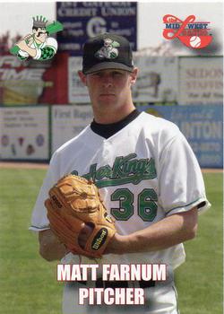 2004 Rockwell Collins Midwest League All-Stars #22 Matt Farnum Front