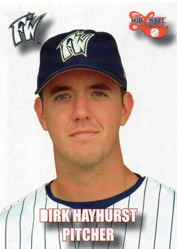 2004 Rockwell Collins Midwest League All-Stars #28 Dirk Hayhurst Front