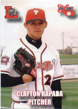 2004 Rockwell Collins Midwest League All-Stars #48 Clayton Rapada Front