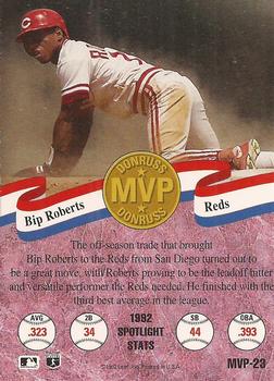 1993 Donruss - MVPs #MVP-23 Bip Roberts Back