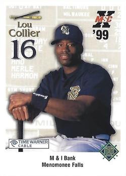 1999 Milwaukee Brewers Police - M&I Bank, Menomonee Falls #NNO Lou Collier Front