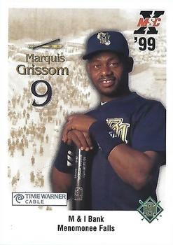1999 Milwaukee Brewers Police - M&I Bank, Menomonee Falls #NNO Marquis Grissom Front