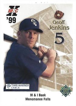 1999 Milwaukee Brewers Police - M&I Bank, Menomonee Falls #NNO Geoff Jenkins Front