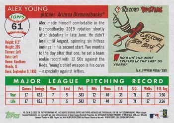 2020 Topps Archives #61 Alex Young Back