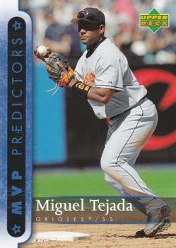 2007 Upper Deck - Predictors: MVP #MVP1 Miguel Tejada Front
