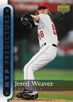 2007 Upper Deck - Predictors: MVP #MVP13 Jered Weaver Front