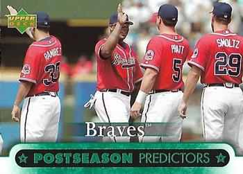 2007 Upper Deck - Predictors: Postseason #PP2 Atlanta Braves Front