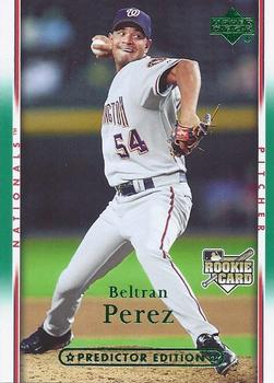 2007 Upper Deck - Predictor Edition Green #49 Beltran Perez Front