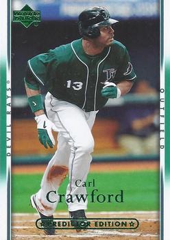 2007 Upper Deck - Predictor Edition Green #210 Carl Crawford Front
