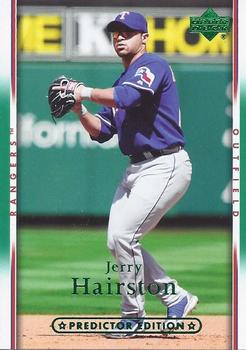 2007 Upper Deck - Predictor Edition Green #222 Jerry Hairston Jr. Front