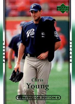 2007 Upper Deck - Predictor Edition Green #424 Chris Young Front