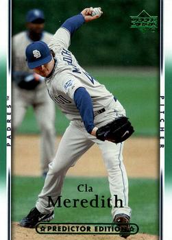 2007 Upper Deck - Predictor Edition Green #427 Cla Meredith Front