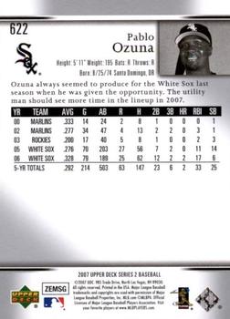 2007 Upper Deck - Predictor Edition Silver #622 Pablo Ozuna Back