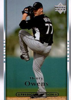 2007 Upper Deck - Predictor Edition Silver #712 Henry Owens Front