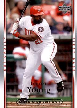 2007 Upper Deck - Predictor Edition Silver #1007 Dmitri Young Front