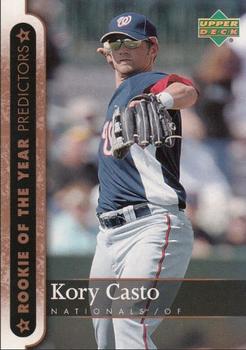 2007 Upper Deck - Predictors: Rookie of the Year #ROY4 Kory Casto Front